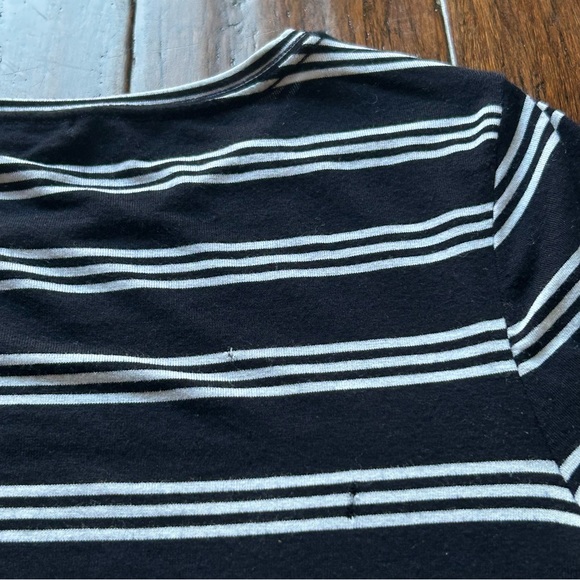 Calypso St. Barth Heather Stripe Long Sleeve Knit TOP - Picture 7 of 8